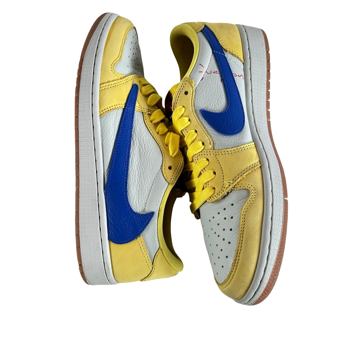 DZ4137 700 Jordan 1 Retro Low OG SP Travis Scott Canary (Women's) [USED] - 10 W (Used2)