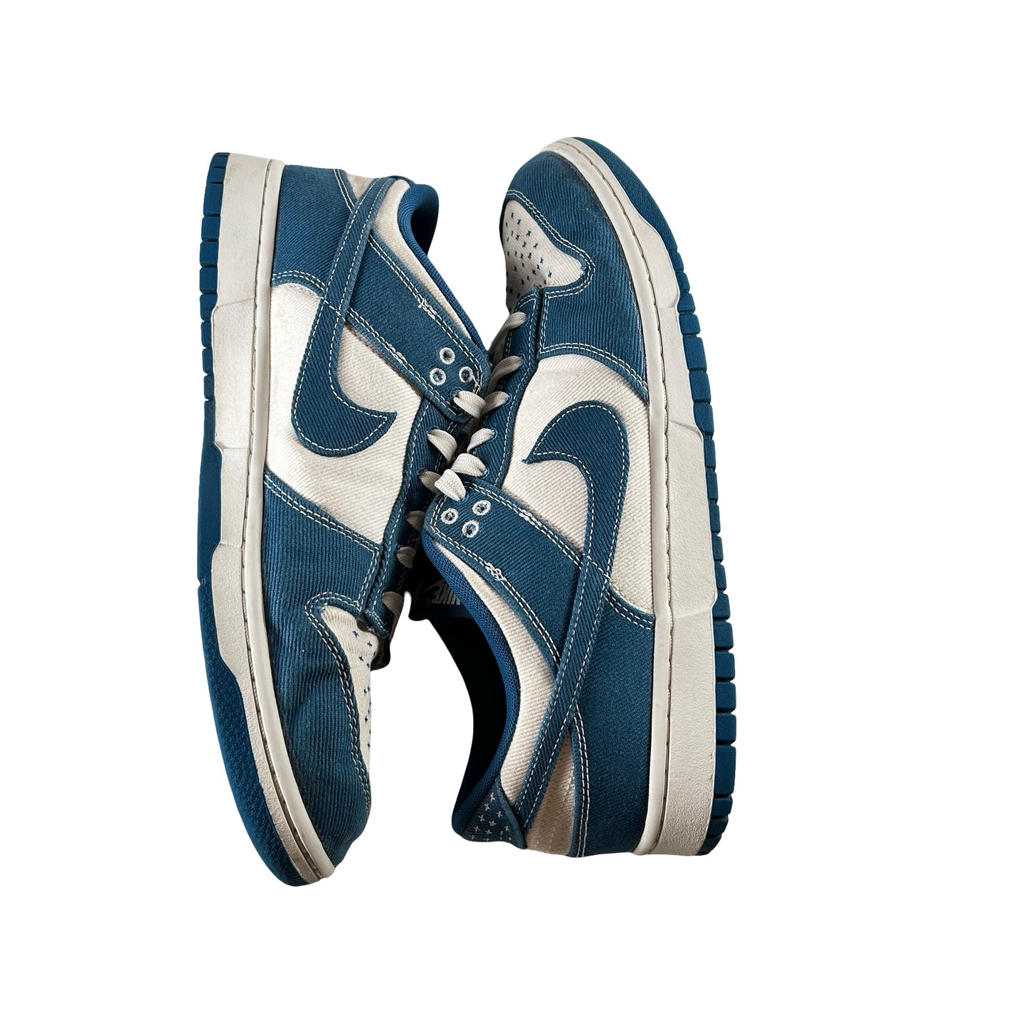 DV0834 101 Nike Dunk Low Industrial Blue Sashiko [USED] - 12.5 M (Used) (No Box)