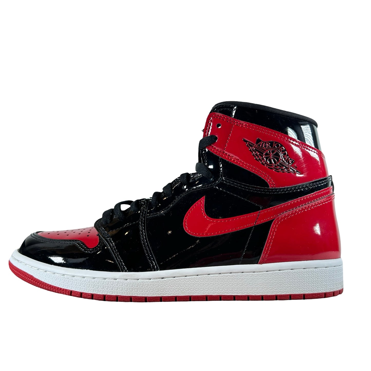 555088 063 Jordan 1 Retro High OG Patent Bred [USED] - 10.5 M (Used10)