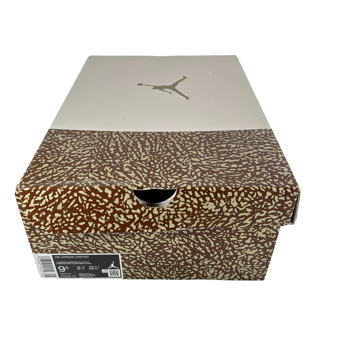 CT8532 102 Jordan 3 Retro Palomino [USED] - 9.5 M (Used)