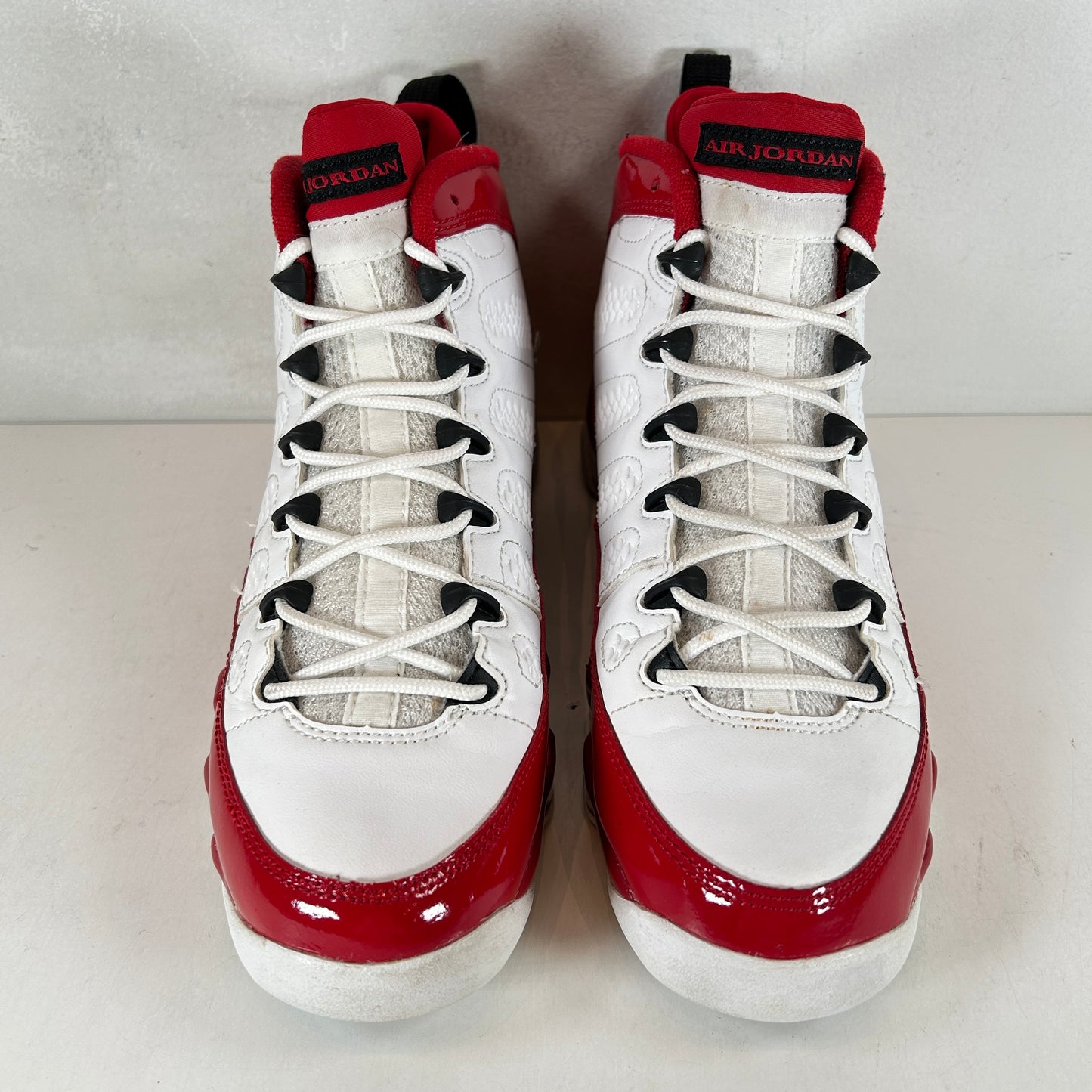 153265 014 Jordan 9 Retro White Gym Red (GS) - 7 Y (Used) (Replace Box)