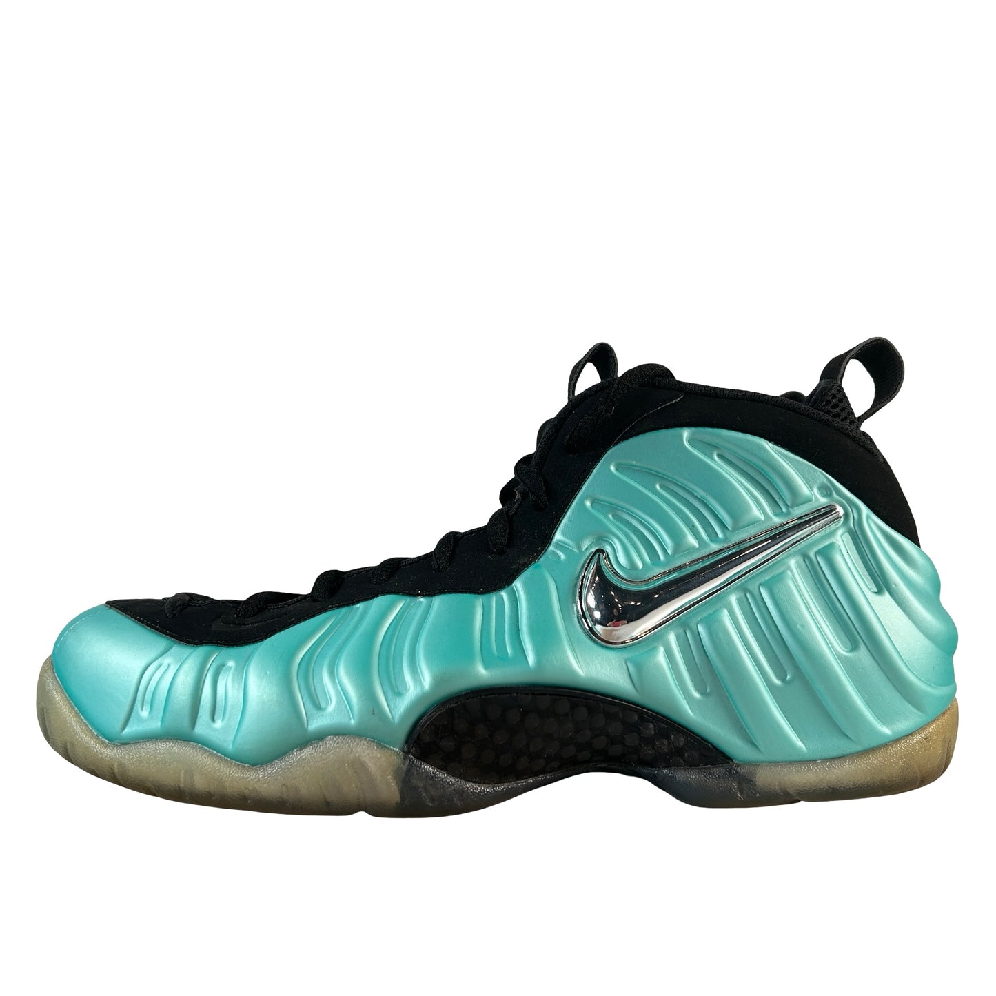 624041 303 Air Nike Foamposite Pro Island Green [USED] - 10.5 M (Used)