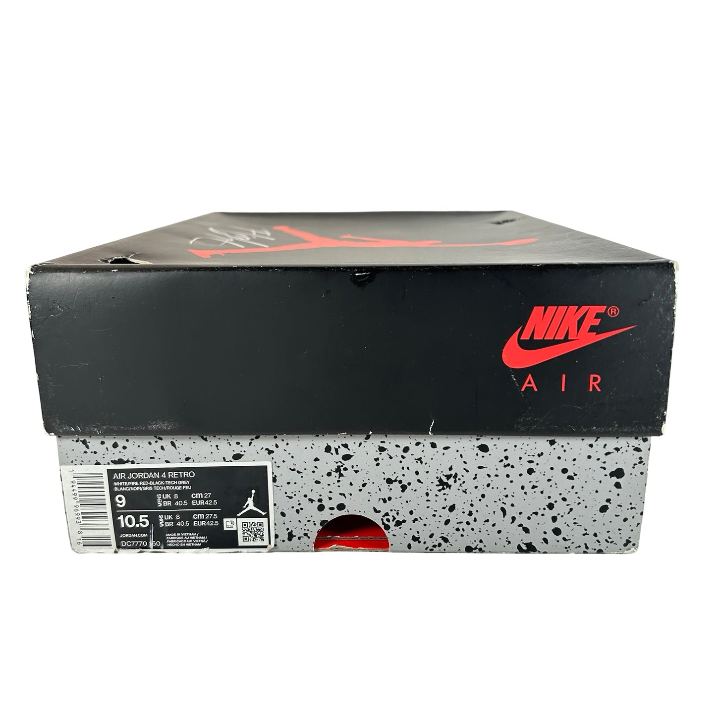 DC7770 160 Jordan 4 Retro Fire Red (2020) [USED] - 9 M (Used2)