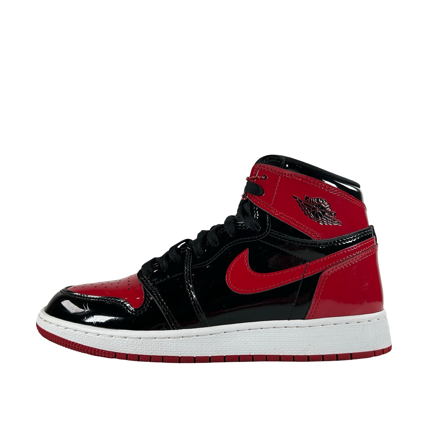 575441 063 Jordan 1 Retro High OG Patent Bred (GS) [USED] - 7 Y (Used2)