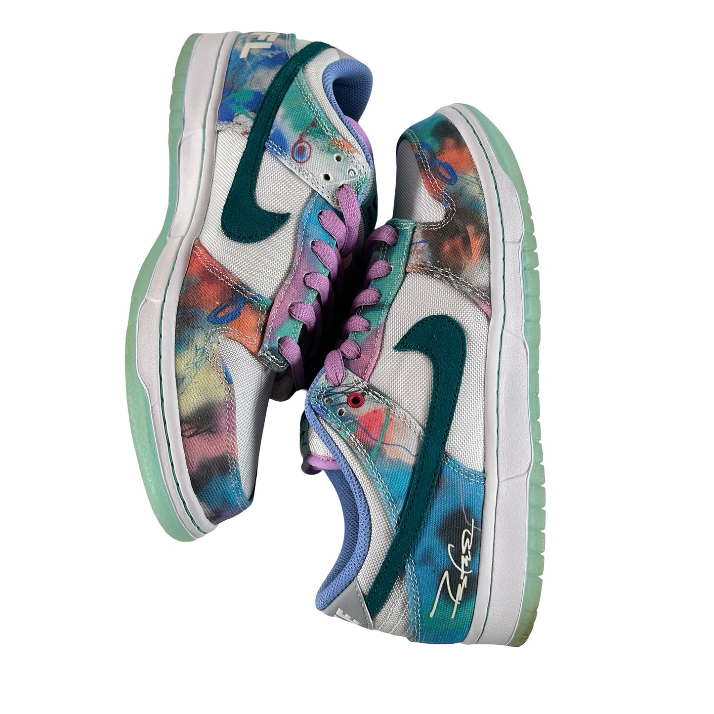 HF6061 400 Nike SB Dunk Low Futura Laboratories Bleached Aqua [USED] - 9 M (Used3)