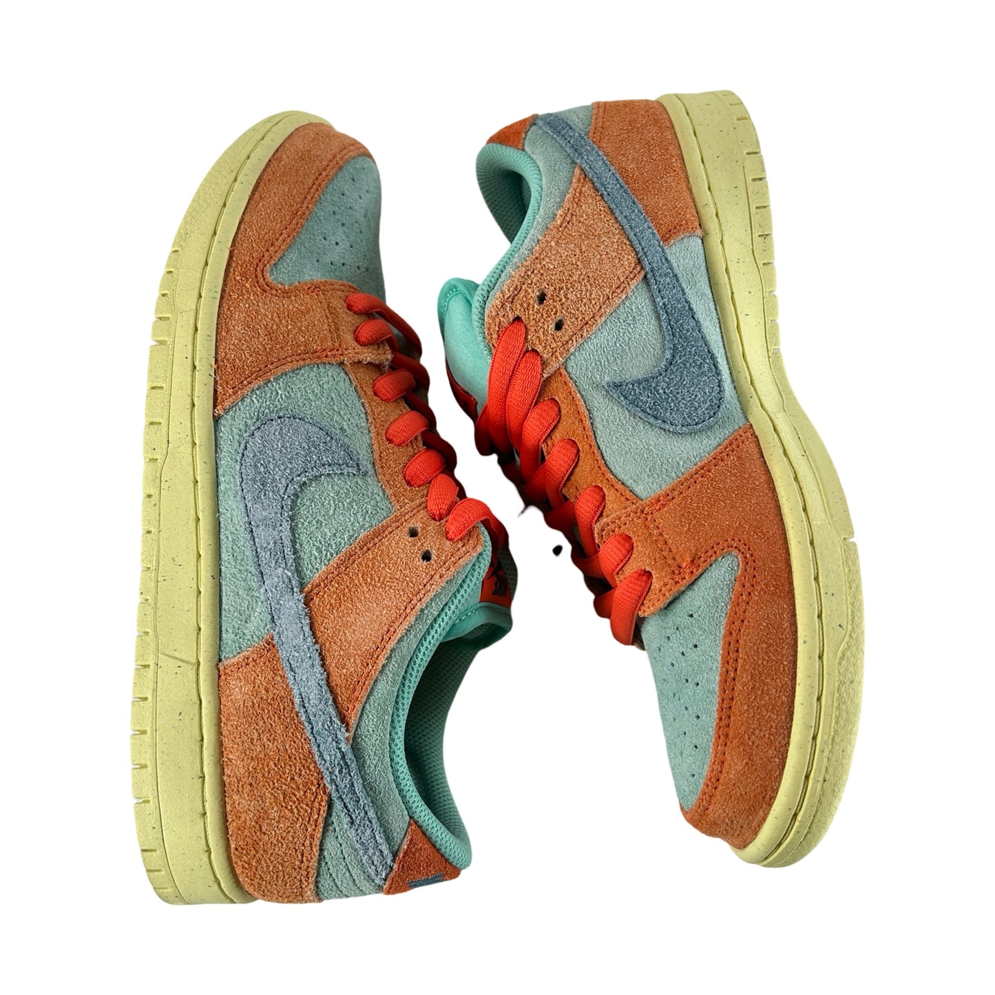 DV5429 800 Nike SB Dunk Low Orange Emerald Rise [USED] - 8 M (Used)