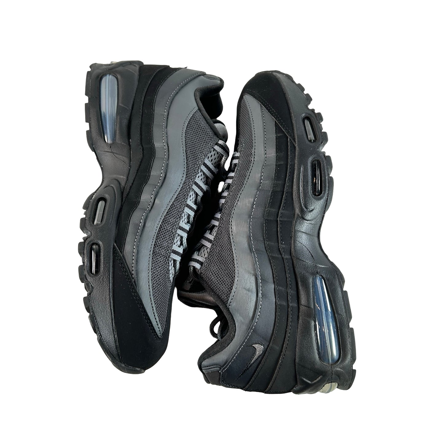 IQ0285 010 Nike Air Max 95 OG Big Bubble Black Lime Blast Anthracite [USED] - 10 M (Used)
