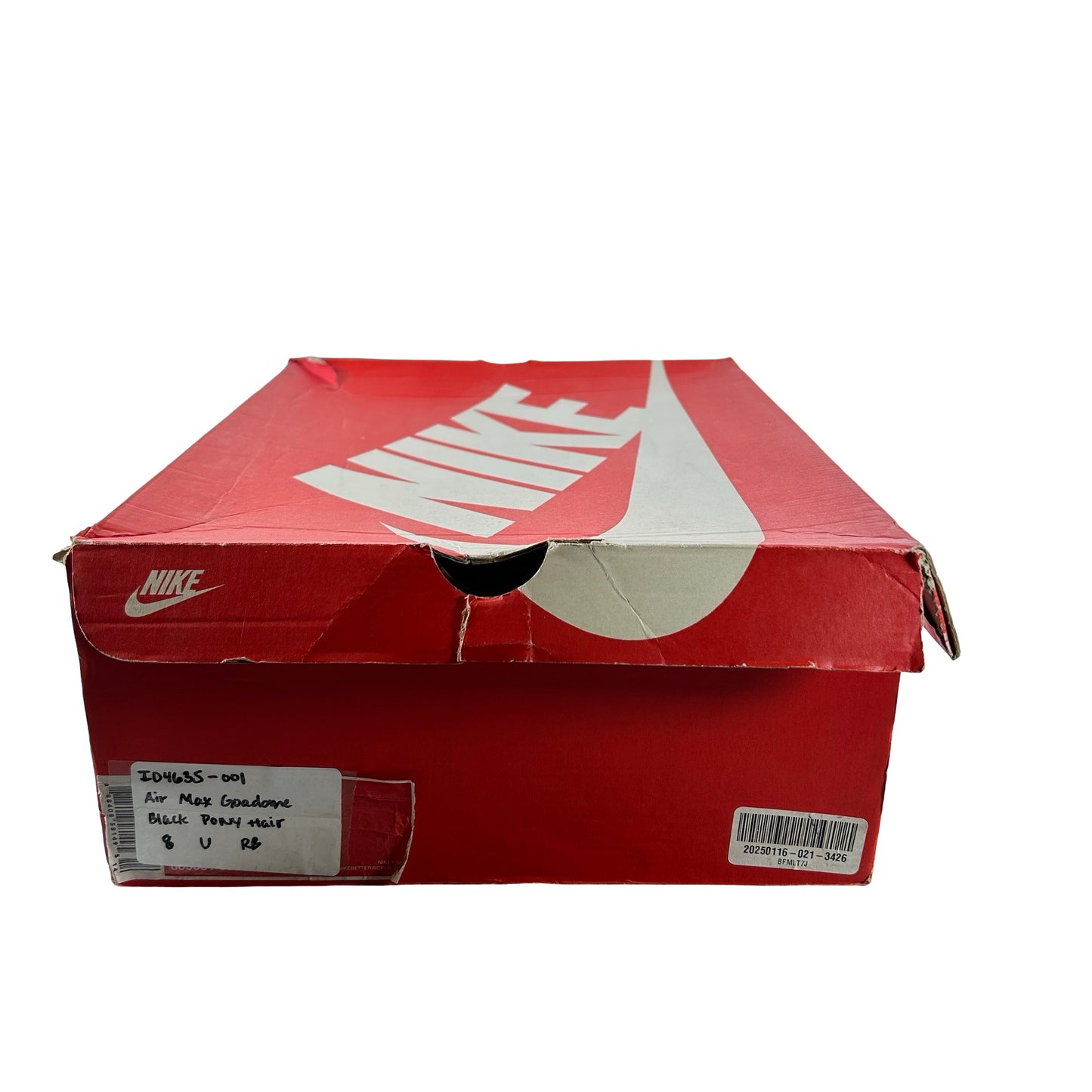 IO4635 001 Nike Air Max Goadome Black Pony Hair [USED] - 8 M (Used) (Replace Box)