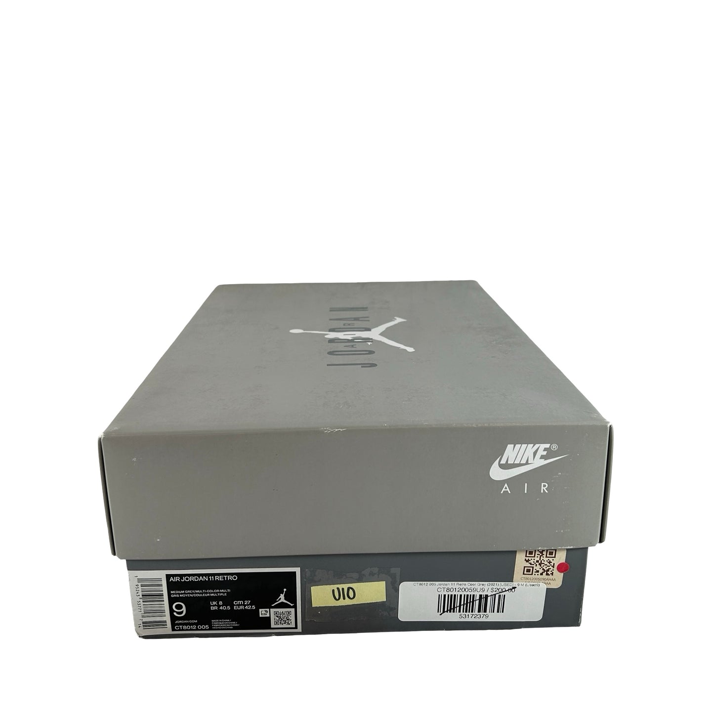 CT8012 005 Jordan 11 Retro Cool Grey (2021) [USED] - 9 M (Used10)