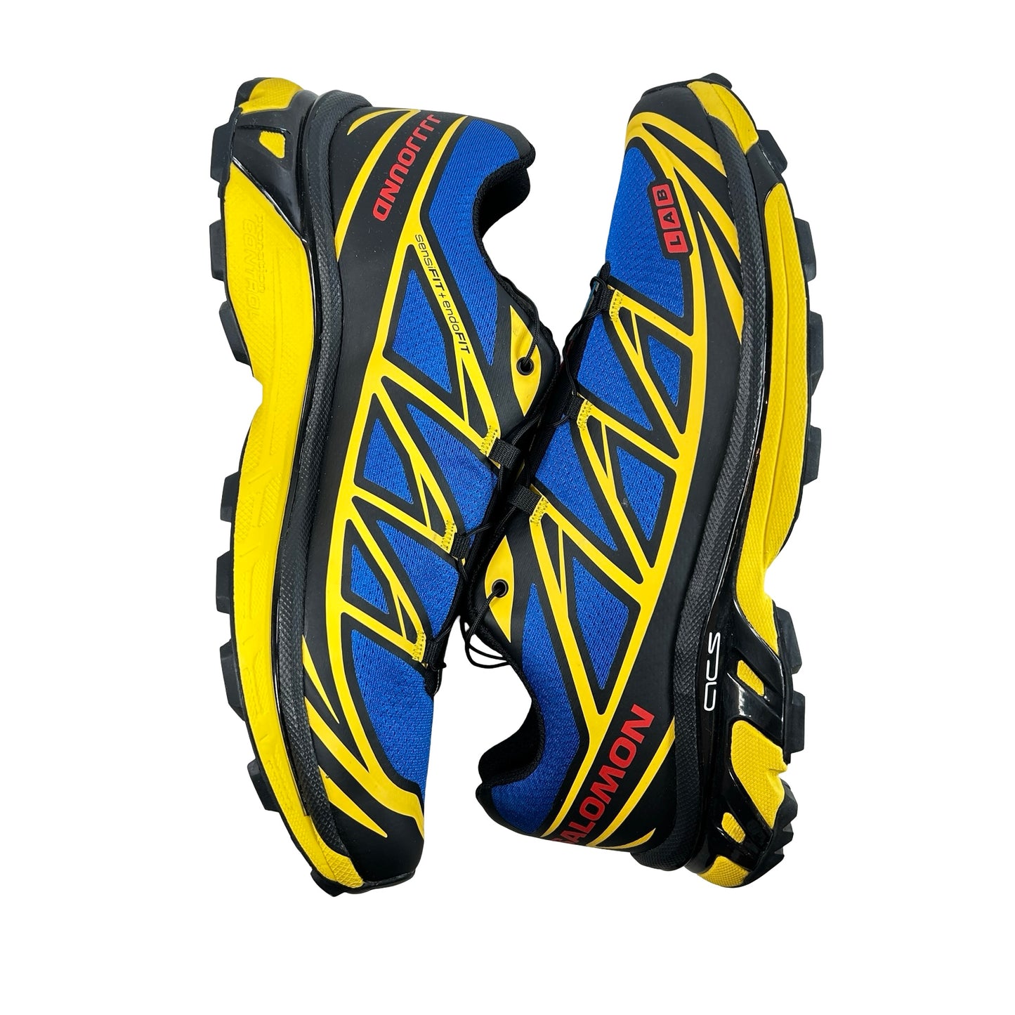 L4913040036 Salomon XT-6 JJJJound Nautical Blue Lemon [USED] - 12 M (Used)
