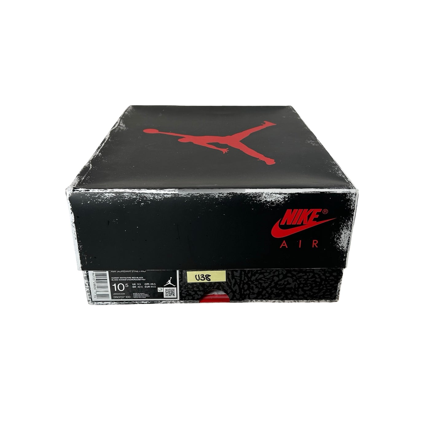 DN3707 100 Jordan 3 Retro White Cement Reimagined [USED] - 10.5 M (Used38)