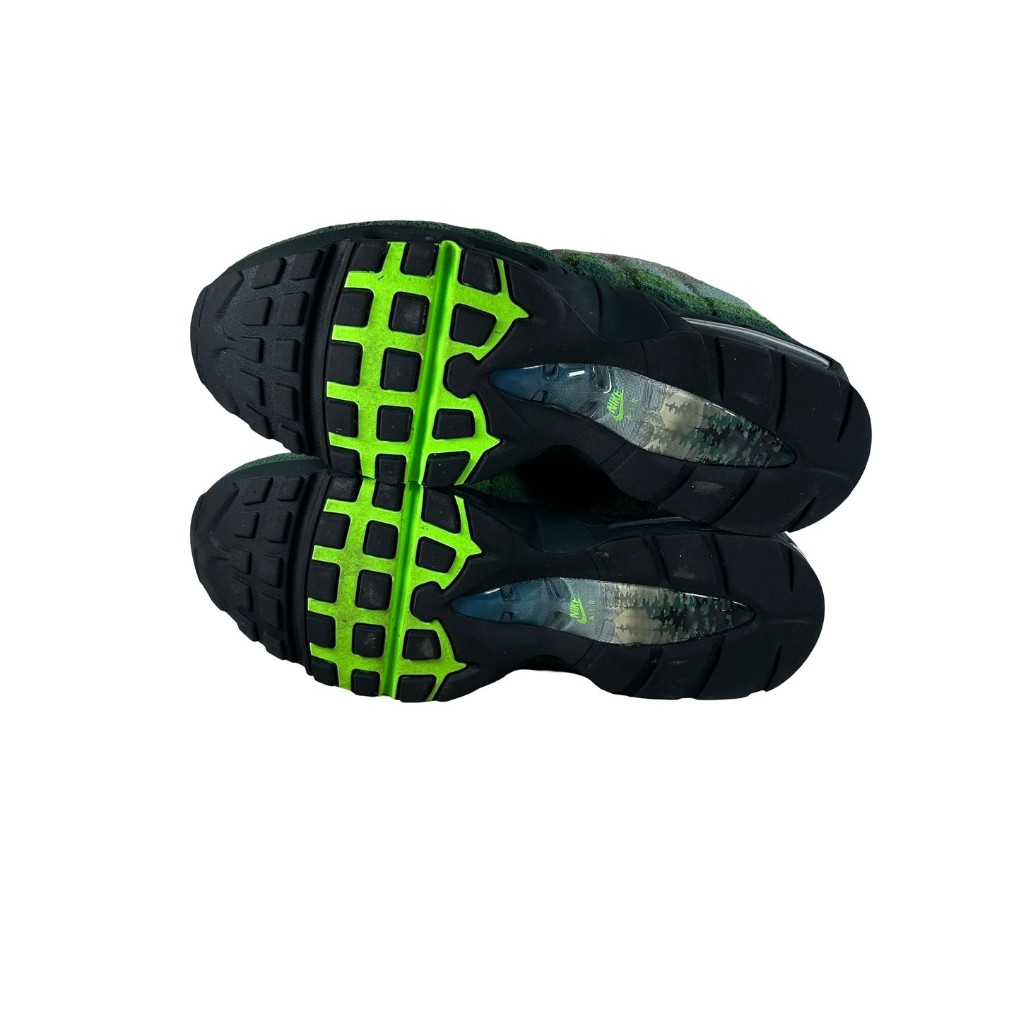 IQ3986 300 Nike Air Max 95 Big Bubble Ducks of a Feather Oregon Ducks The Woods [USED] - 12 M (Used)