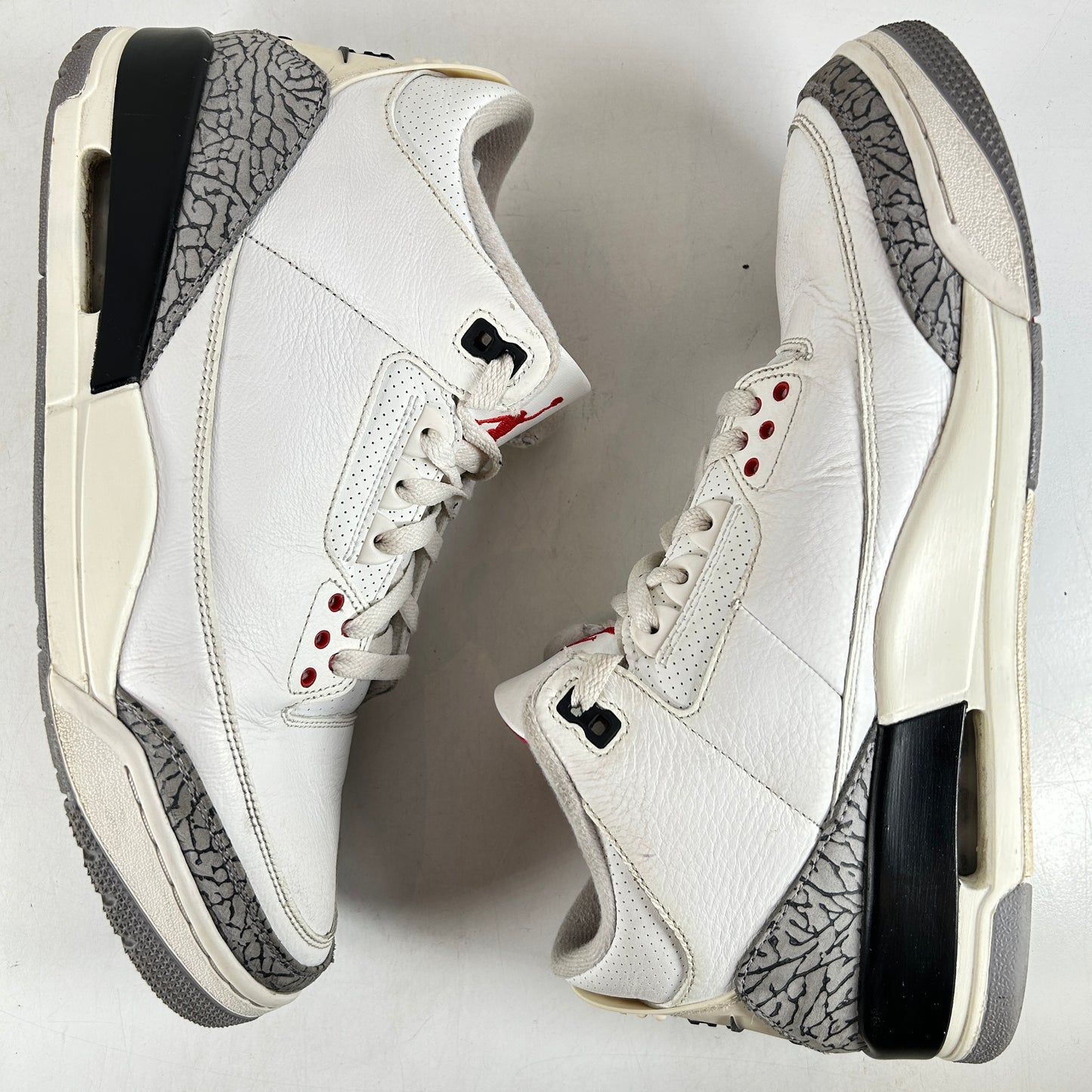 DN3707 100 Jordan 3 Retro White Cement Reimagined [USED] - 12 M (Used) (No Box)