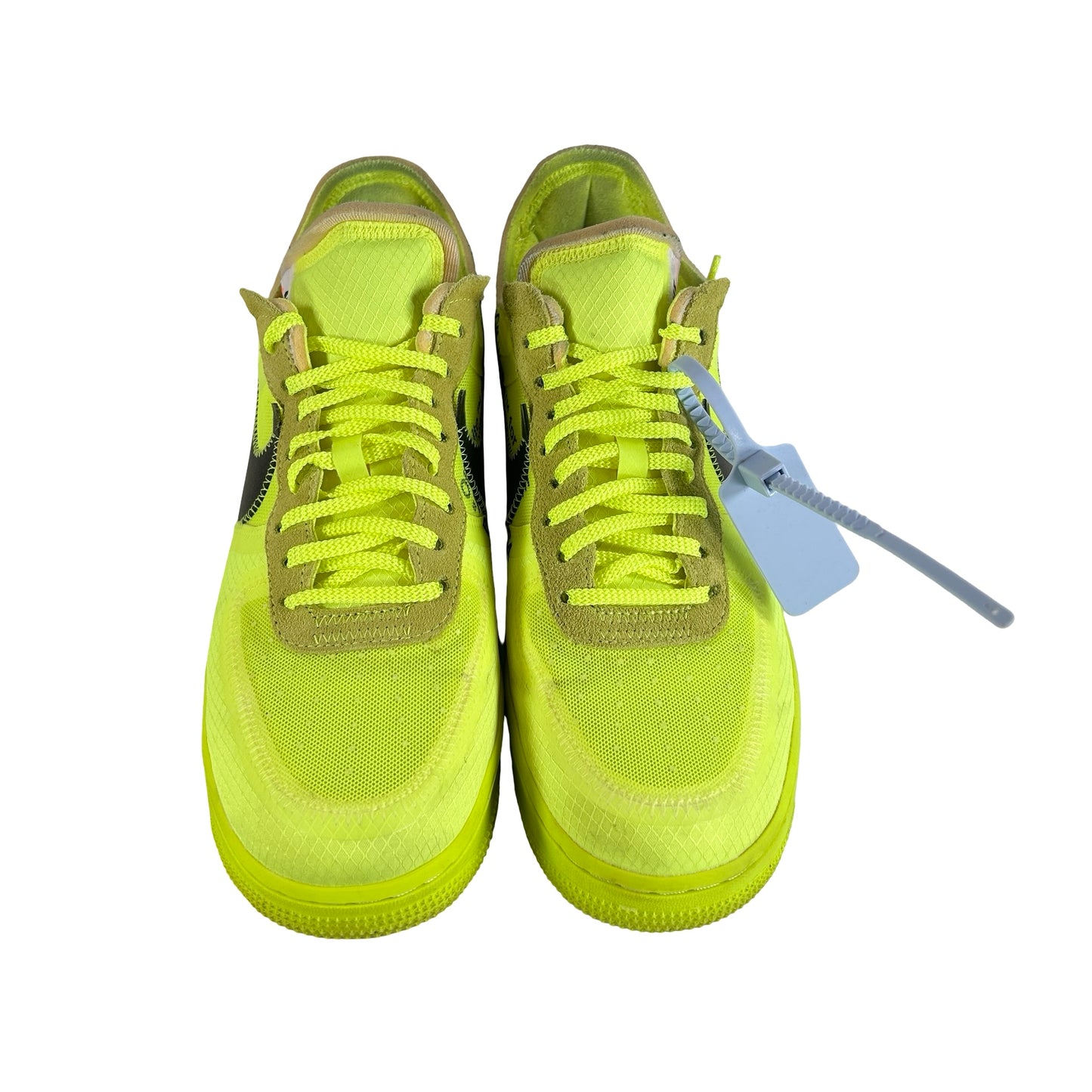 AO4606 700 Nike Air Force 1 Low Off-White Volt [USED] - 9 M (Used3)
