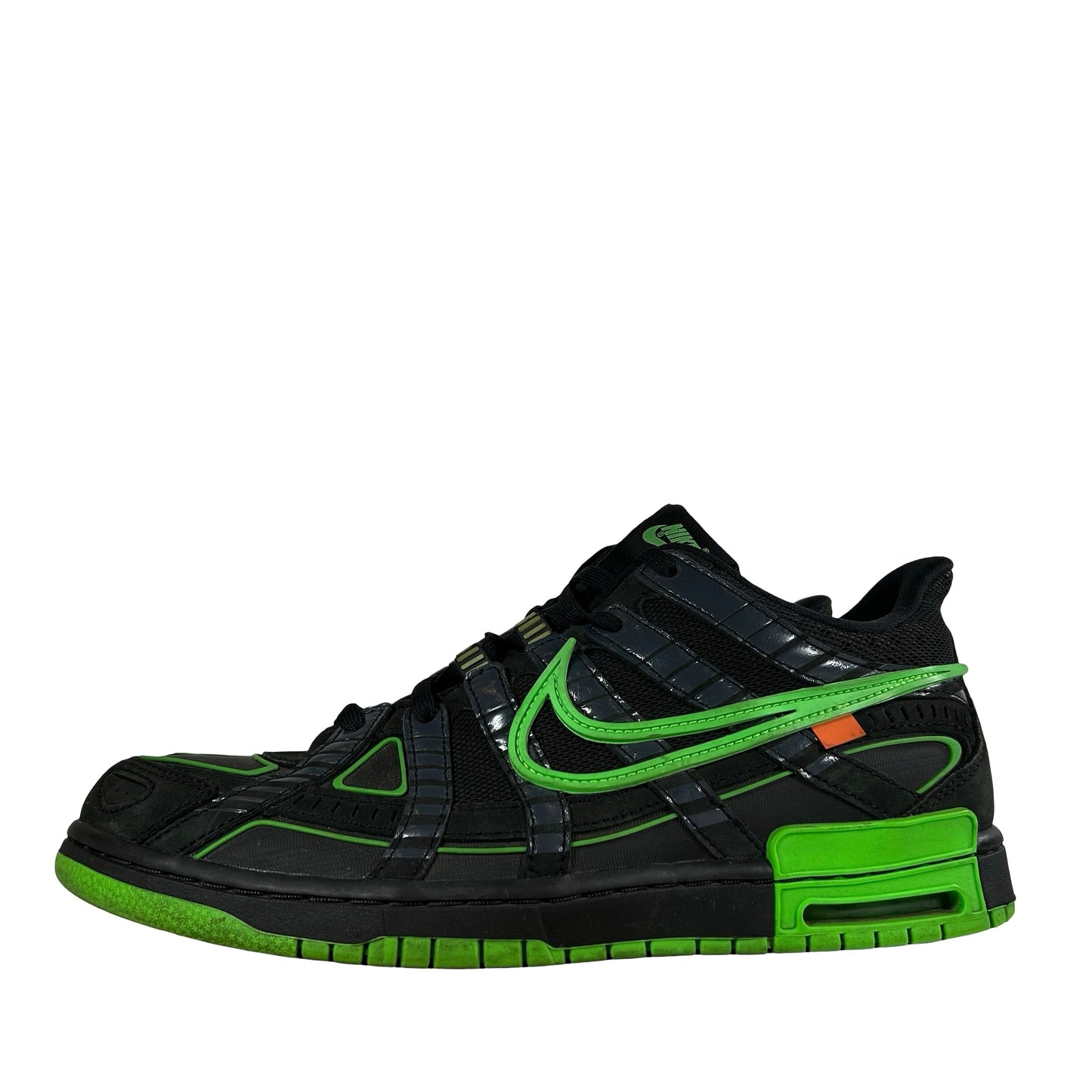 CU6015 001 Nike Air Rubber Dunk Off-White Green Strike [USED] - 10 M (Used4)