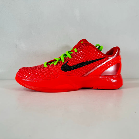 FV9676 600  Nike Kobe 6 Protro Reverse Grinch (GS) [USED] - 5 Y (Used)