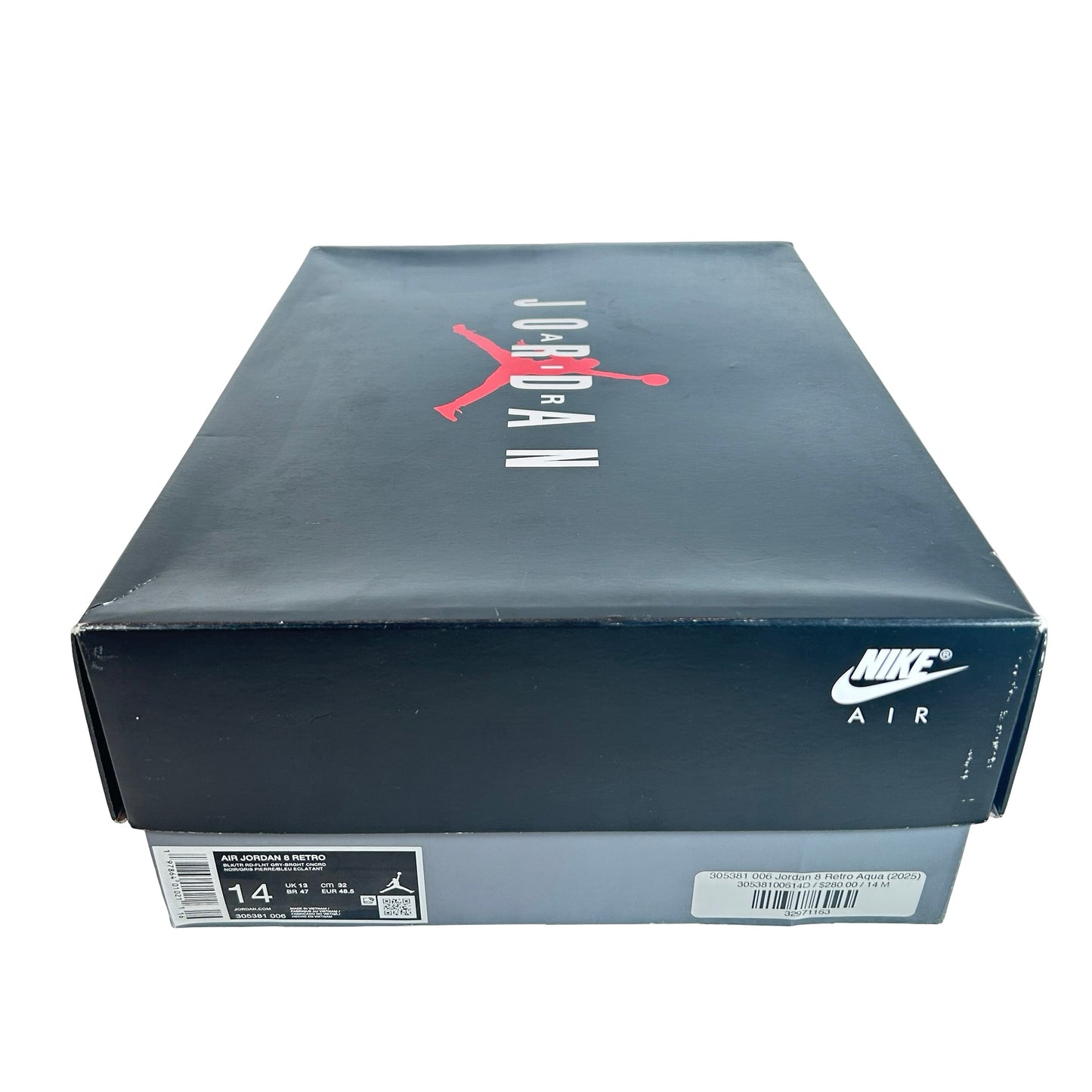 305381 006 Jordan 8 Retro Aqua (2025) [USED] - 14 M (Used)