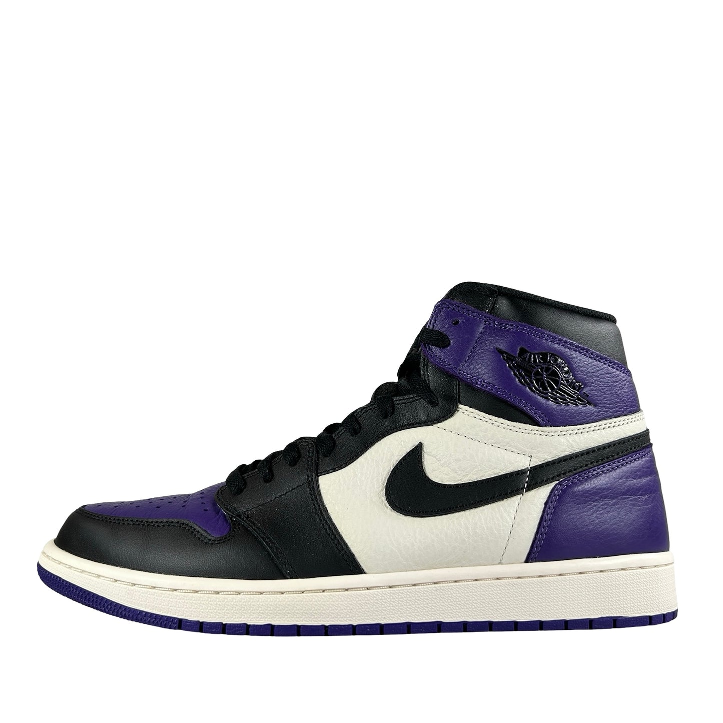 555088 501 Jordan 1 Court Purple [USED] - 13 M (Used) (Replace Box)