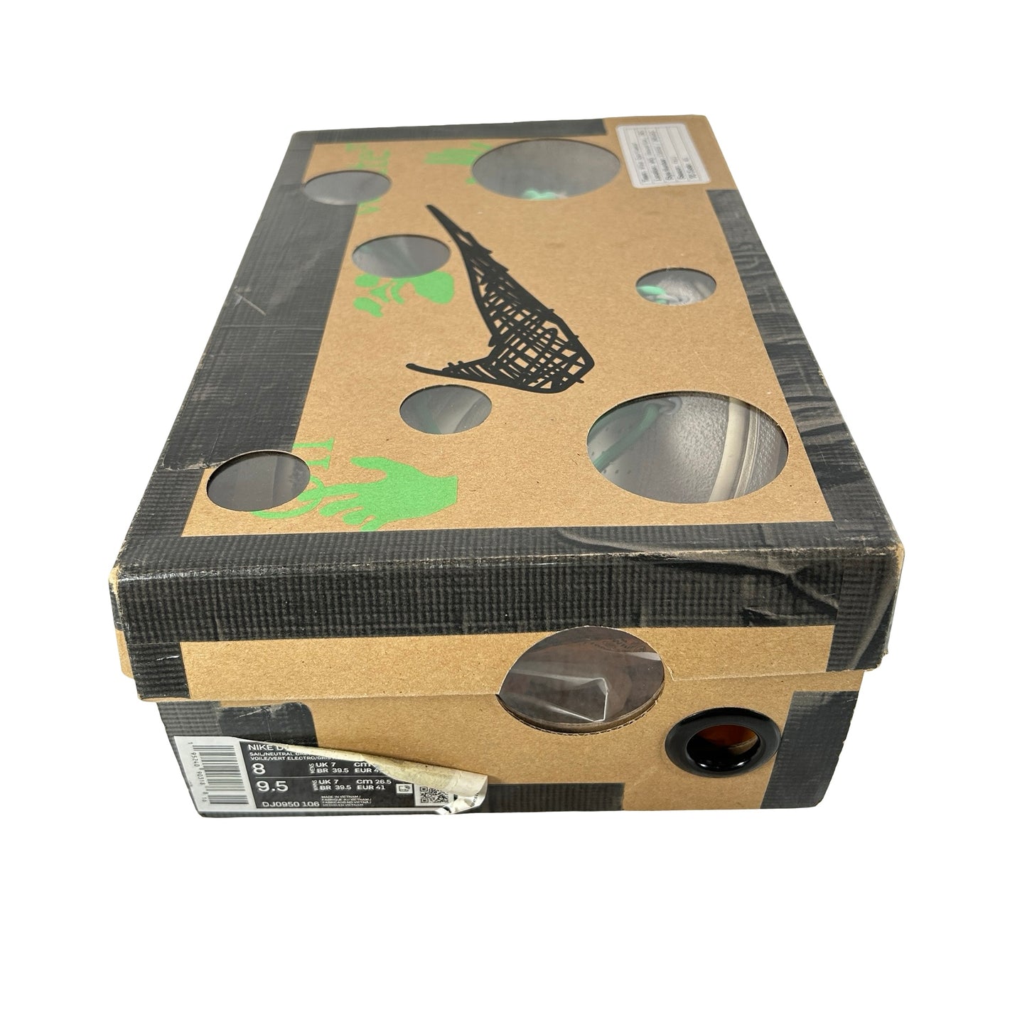 DJ0950 106 Nike Dunk Low Off-White Lot 14 [USED] - 8 M (Used)