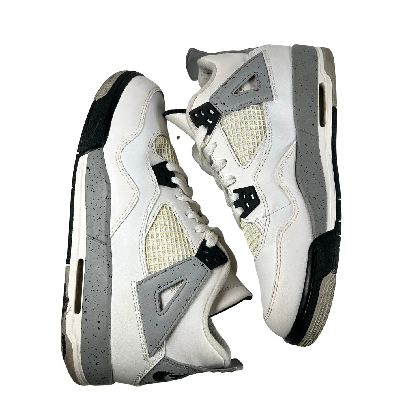 836016 192 Jordan 4 White Cement GS [USED] - 6 Y (Used) (Replace Box)