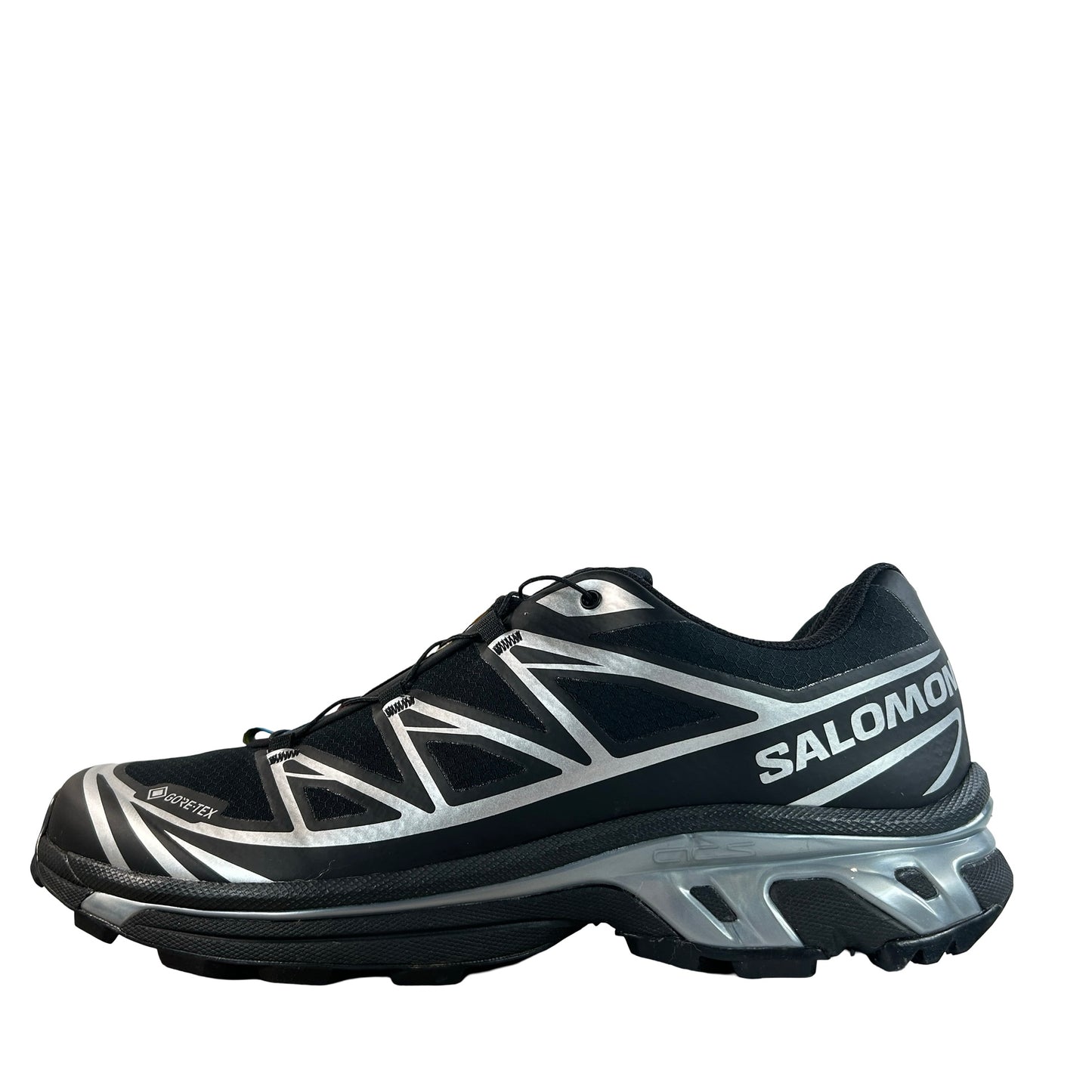 L47450600 Salomon XT-6 Gore-Tex Black Silver [USED] - 12 M (Used)