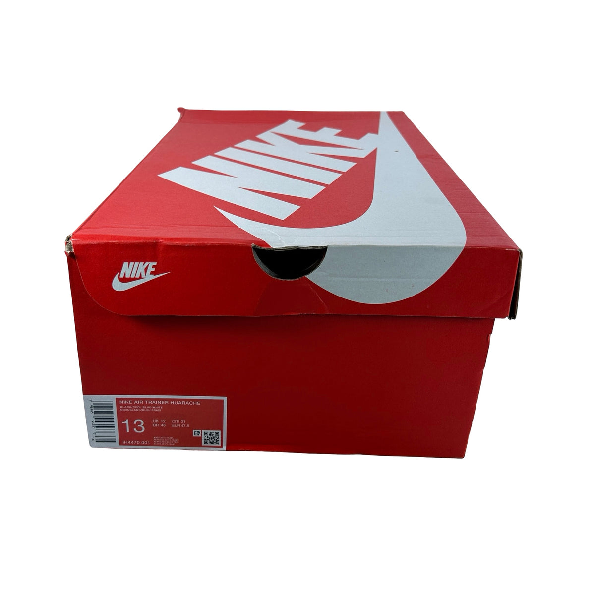 IH4470 001 Nike Air Trainer Huarache Cool Blue Black [USED] - 13 M (Used)