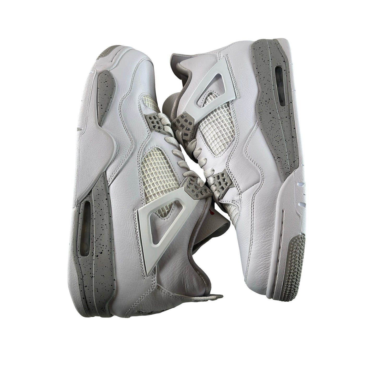 CT8527 100 Jordan 4 Retro White Oreo - 12 M (Yellowing)