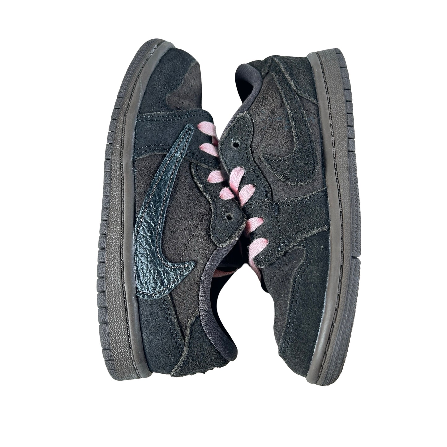 DO5441 202 Jordan 1 Retro Low OG SP Travis Scott Velvet Brown (TD) [USED] - 10 C (Used)