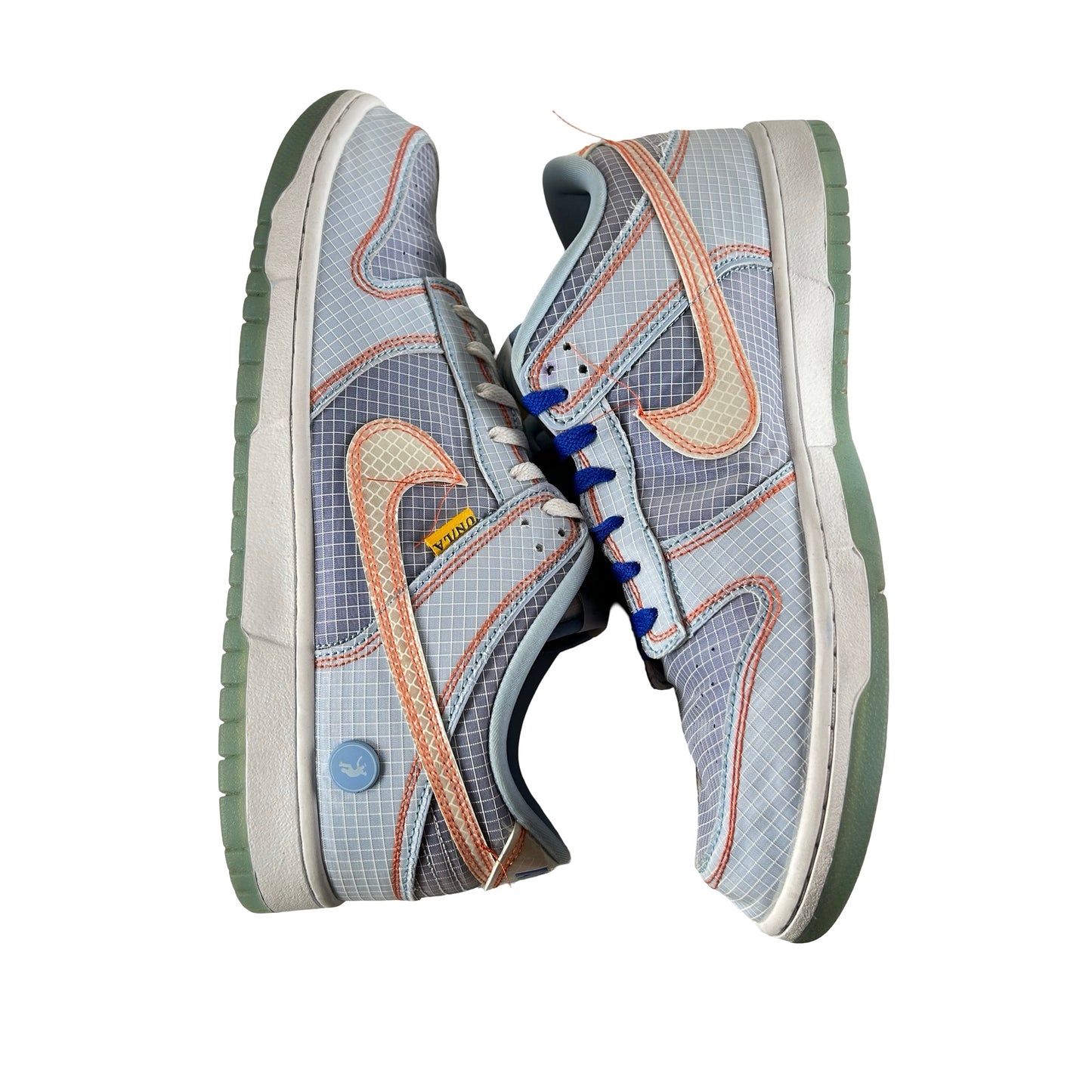 DJ9649 400 Nike Dunk Low Union Passport Pack Argon [USED] - 13 M (Used)