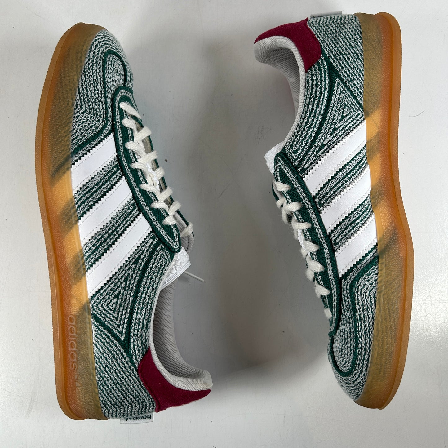 IG1456 adidas Gazelle Indoor Sean Wotherspoon Hemp Green [USED] - 9.5 M (Used) (No Box)