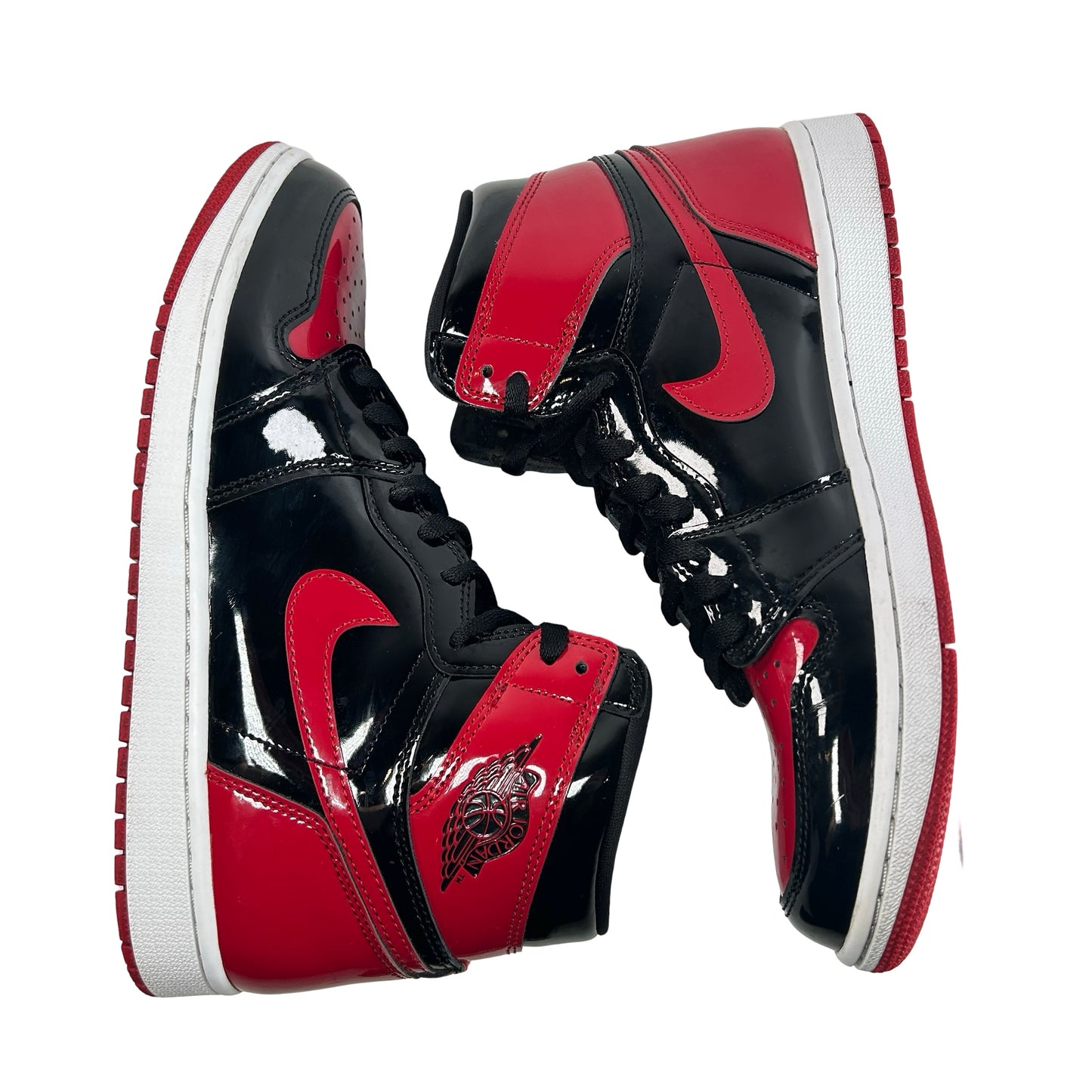 555088 063 Jordan 1 Retro High OG Patent Bred [USED] - 9.5 M (Used3)