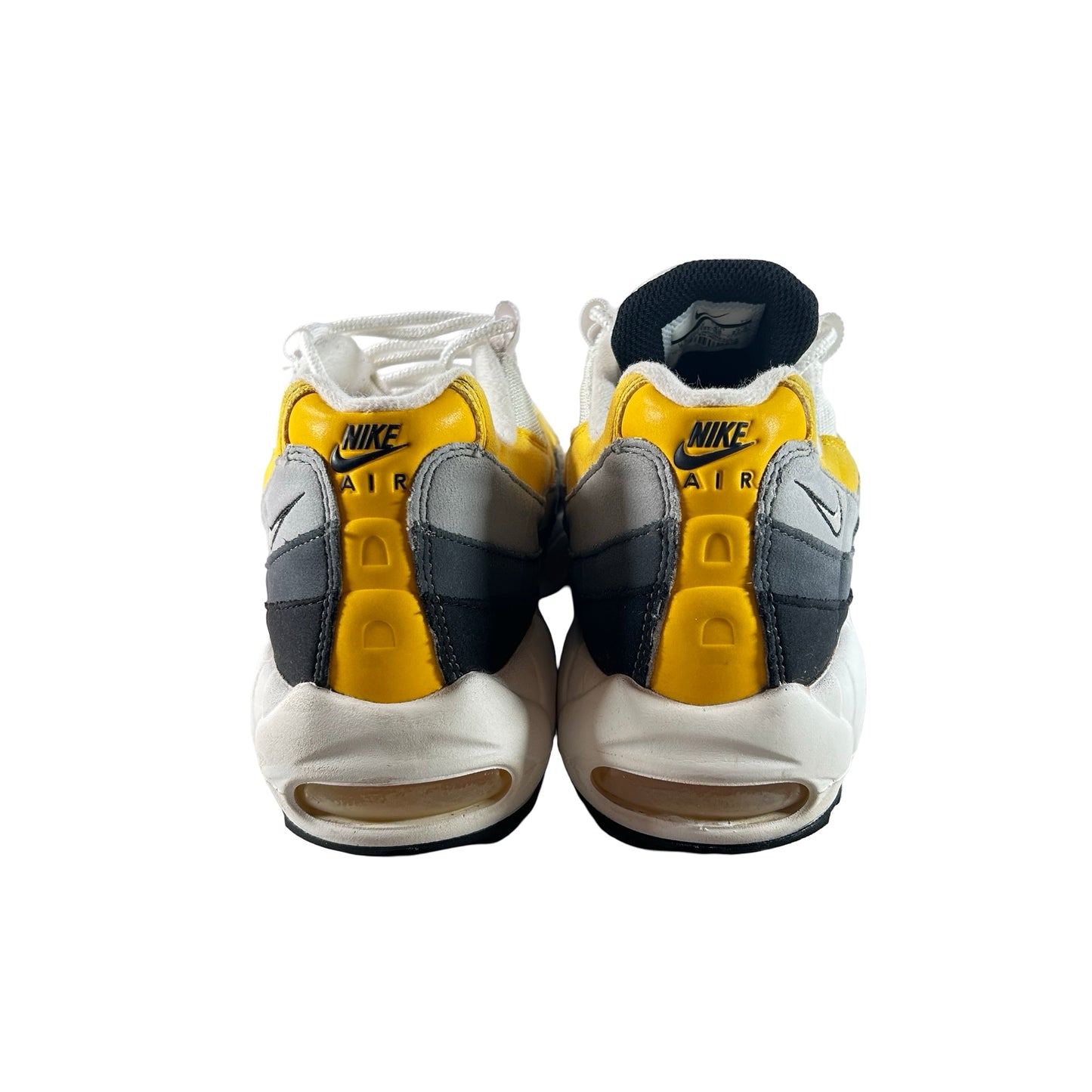 CD7495 100 Nike Air Max 95 White Amarillo Dark Grey [USED] - 9.5 M (Used)