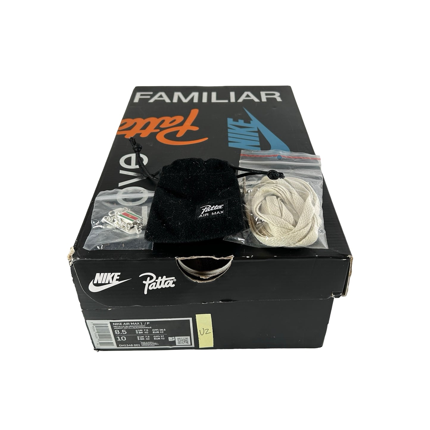 DH1348 001 Nike Air Max 1 Patta Waves Monarch (with Bracelet) [USED] - 8.5 M (Used2)