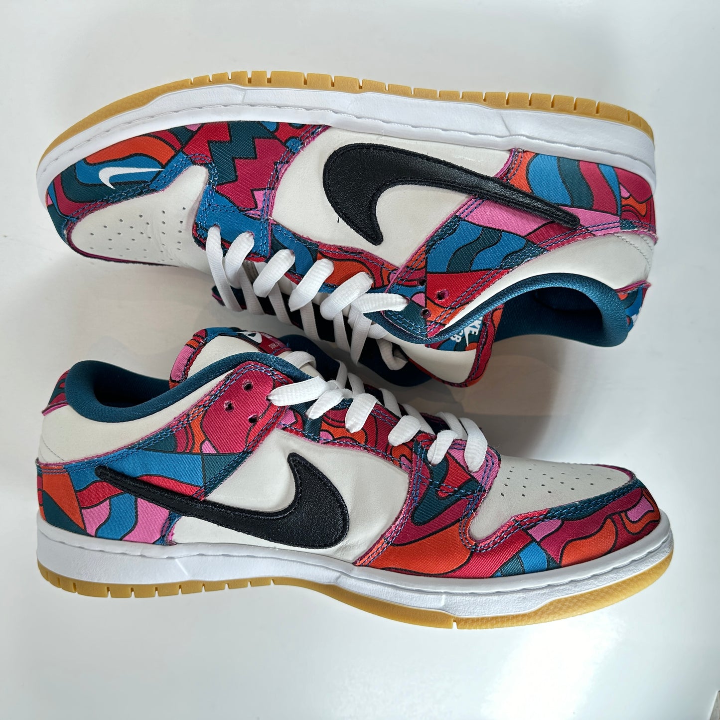 DH7695 600 Nike SB Dunk Low Pro Parra Abstract Art (2021) [USED] - 10 M (Used)