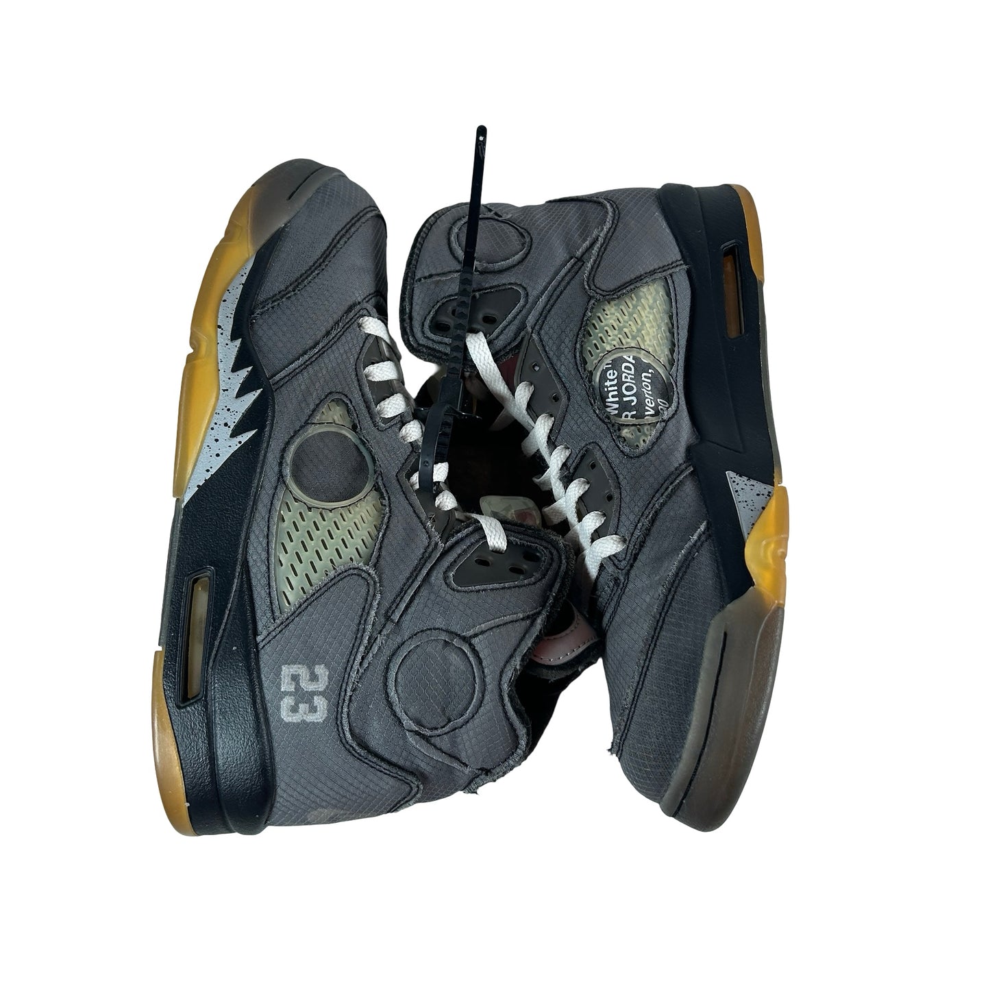 CT8480 001 Jordan 5 Off-White Black [USED] - 10.5 M (Used4)