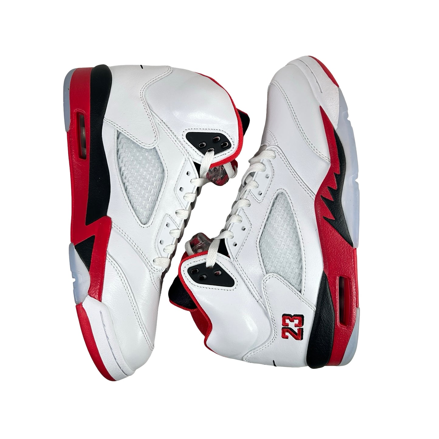 HQ7978 101 Jordan 5 Retro Fire Red Black Tongue (2025) [USED] - 9.5 M (Used3)