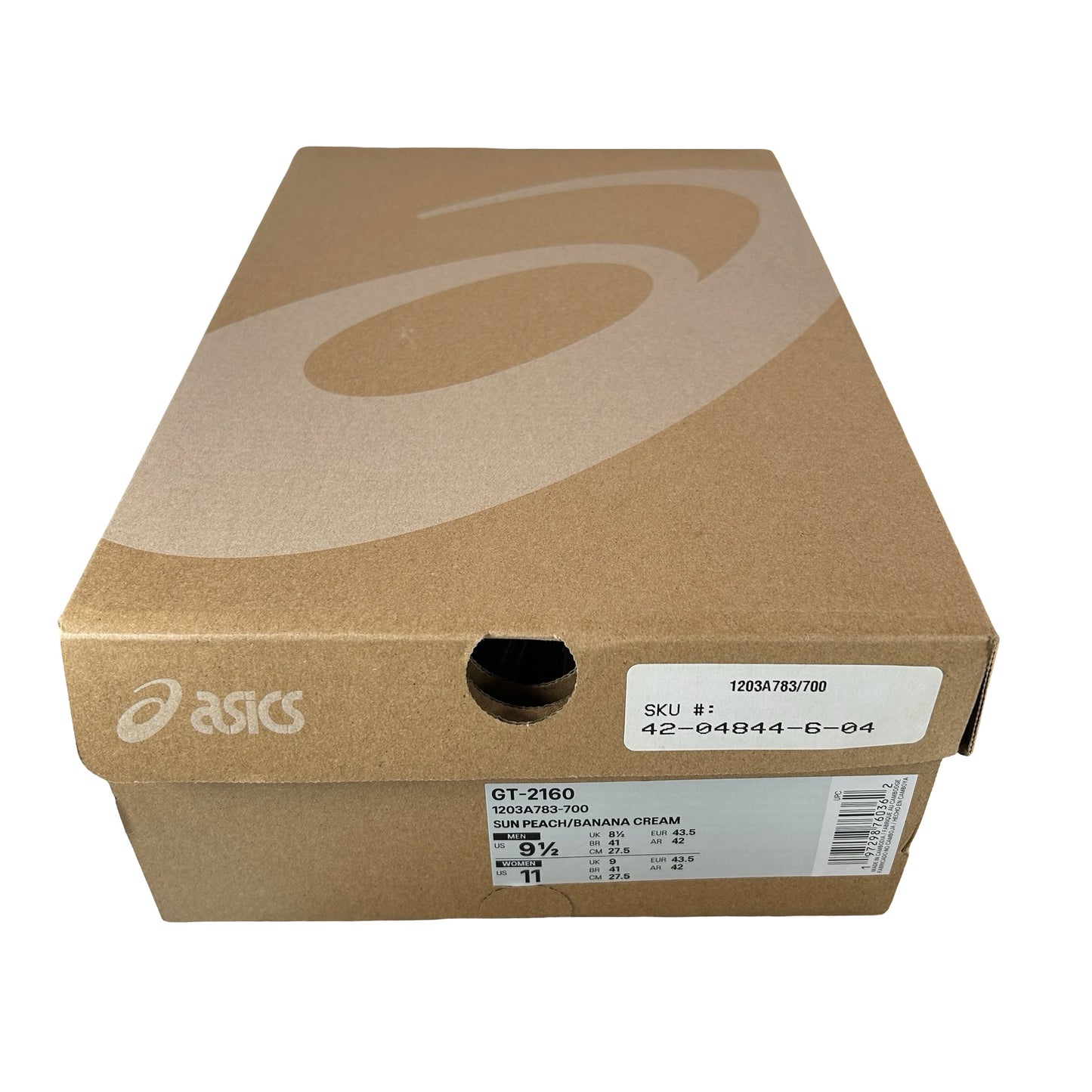 1203A783 700 ASICS GT-2160 Orange Silver [USED] - 9.5 M (Used)