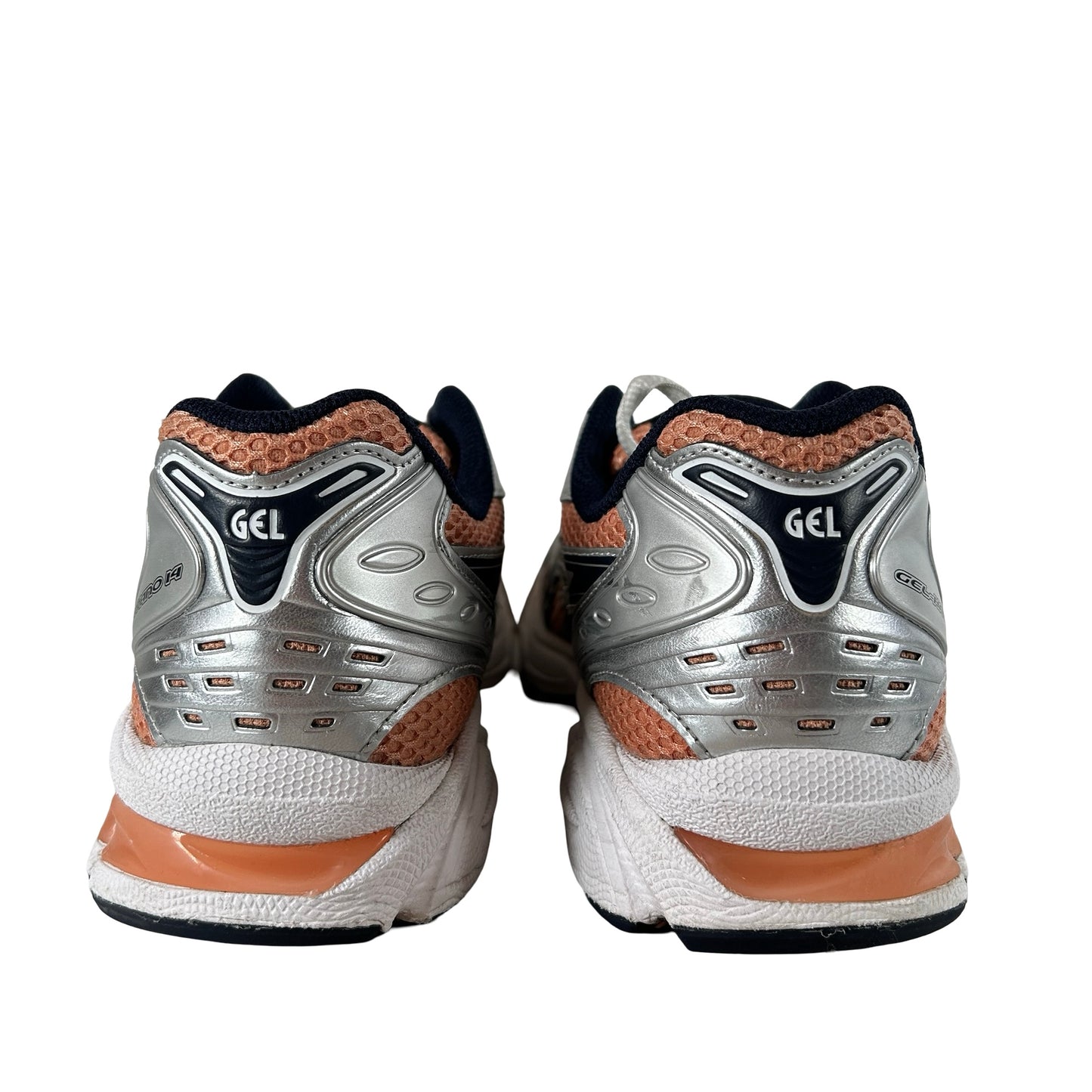 1203A537 201 ASICS Gel-Kayano 14 Sepia Pure Silver [USED] - 9 M (Used)
