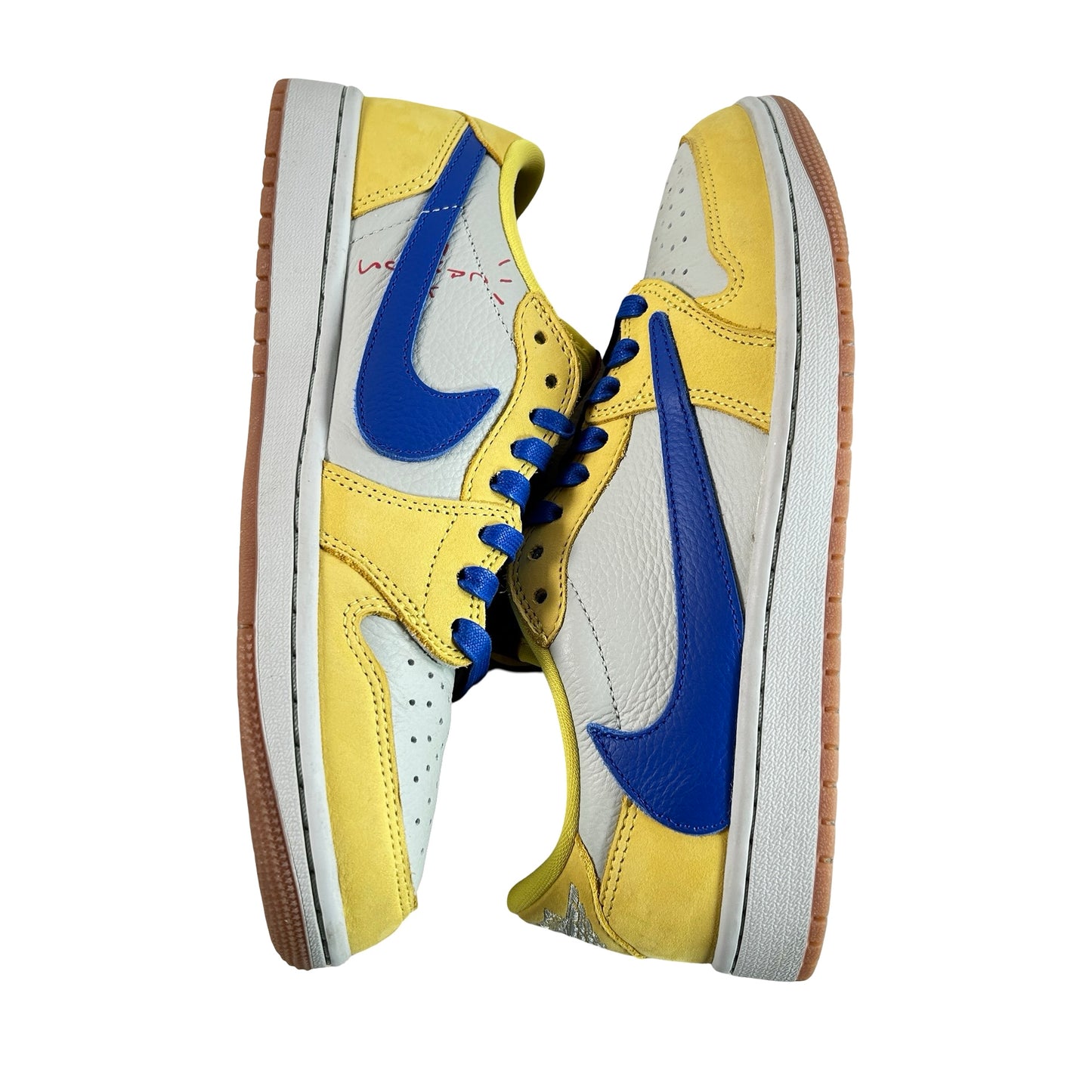 DZ4137 700 Jordan 1 Retro Low OG SP Travis Scott Canary (Women's) [USED] - 8.5 W (Used8)