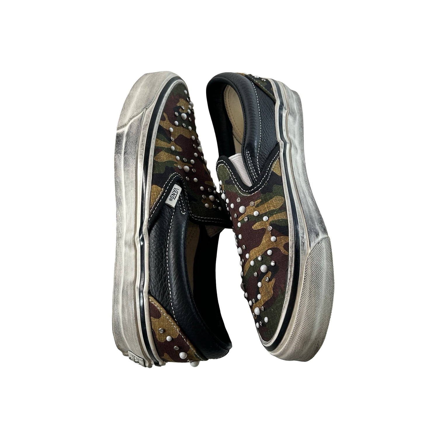VN000D9PCAK Vans LX Classic Slip-On 98 Pearlized Pack Camo Black [USED] - 7 M (Used)
