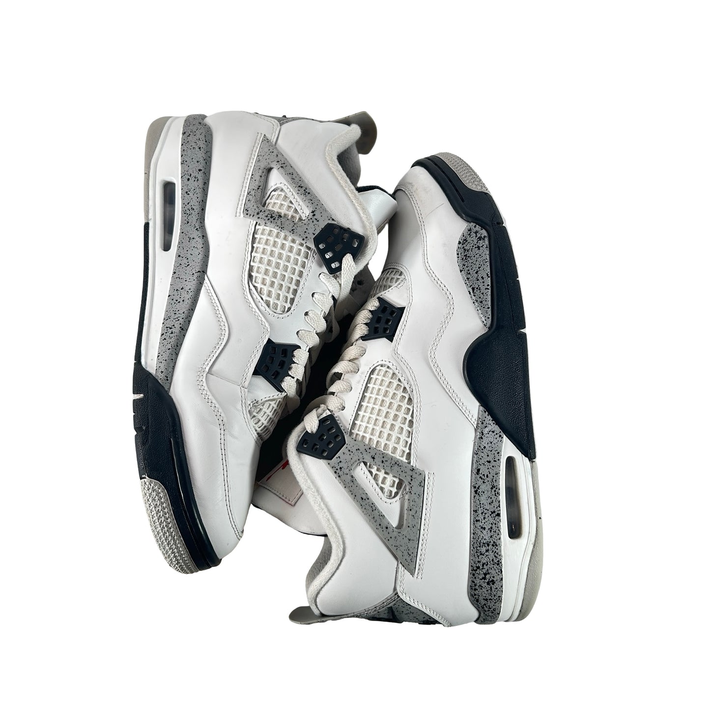 FV5029 100 Jordan 4 Retro White Cement (2025) [USED] - 9.5 M (Used) (Replace Box)