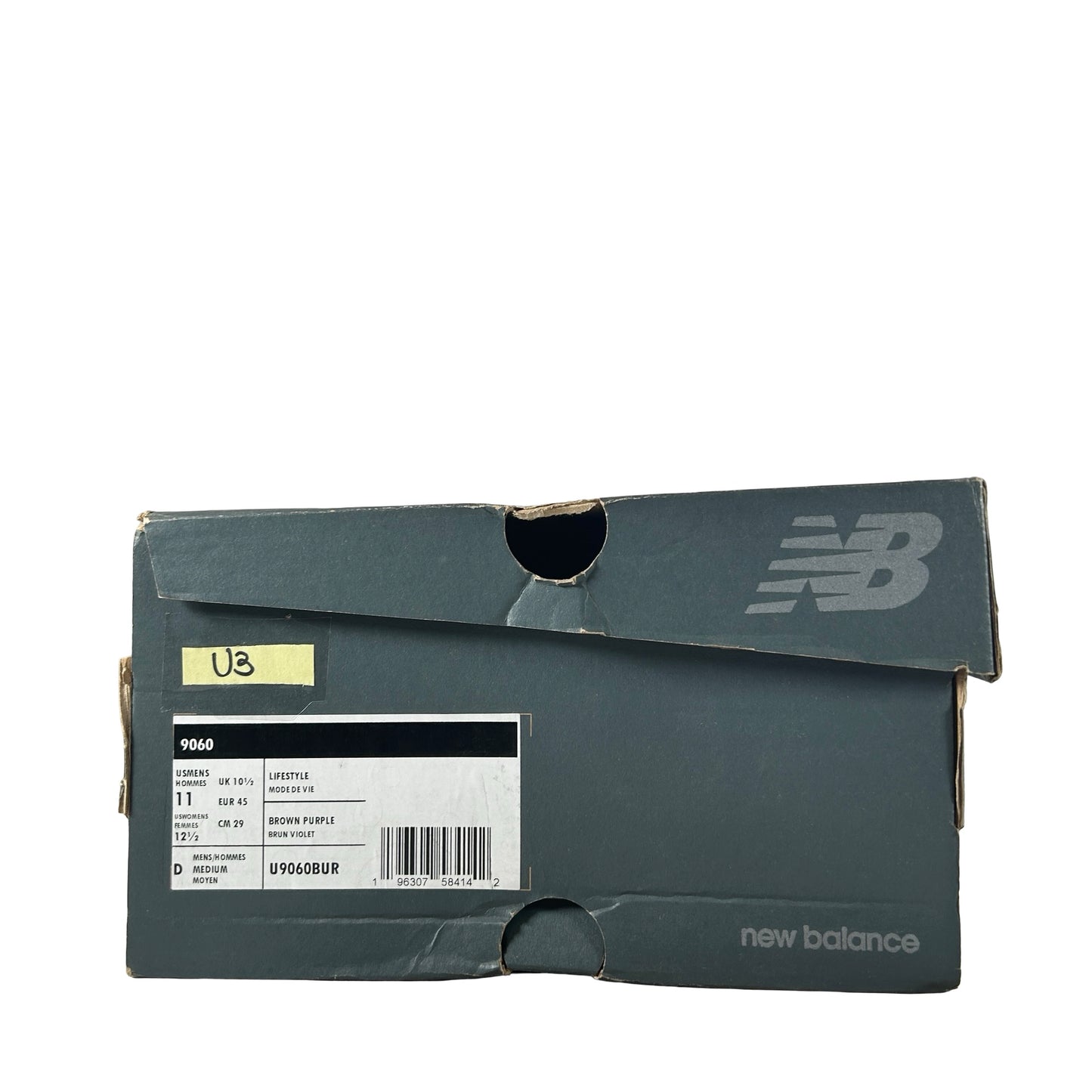 U9060BUR New Balance 9060 Rich Oak Burgundy [USED] - 11 M (Used3)