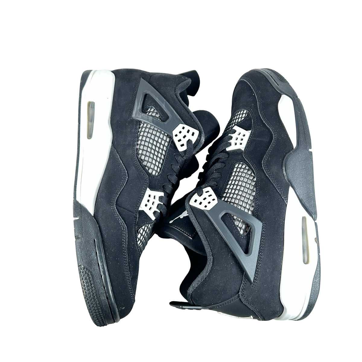 FQ8138 001  Jordan 4 Retro White Thunder [USED] - 10 M (Used12)
