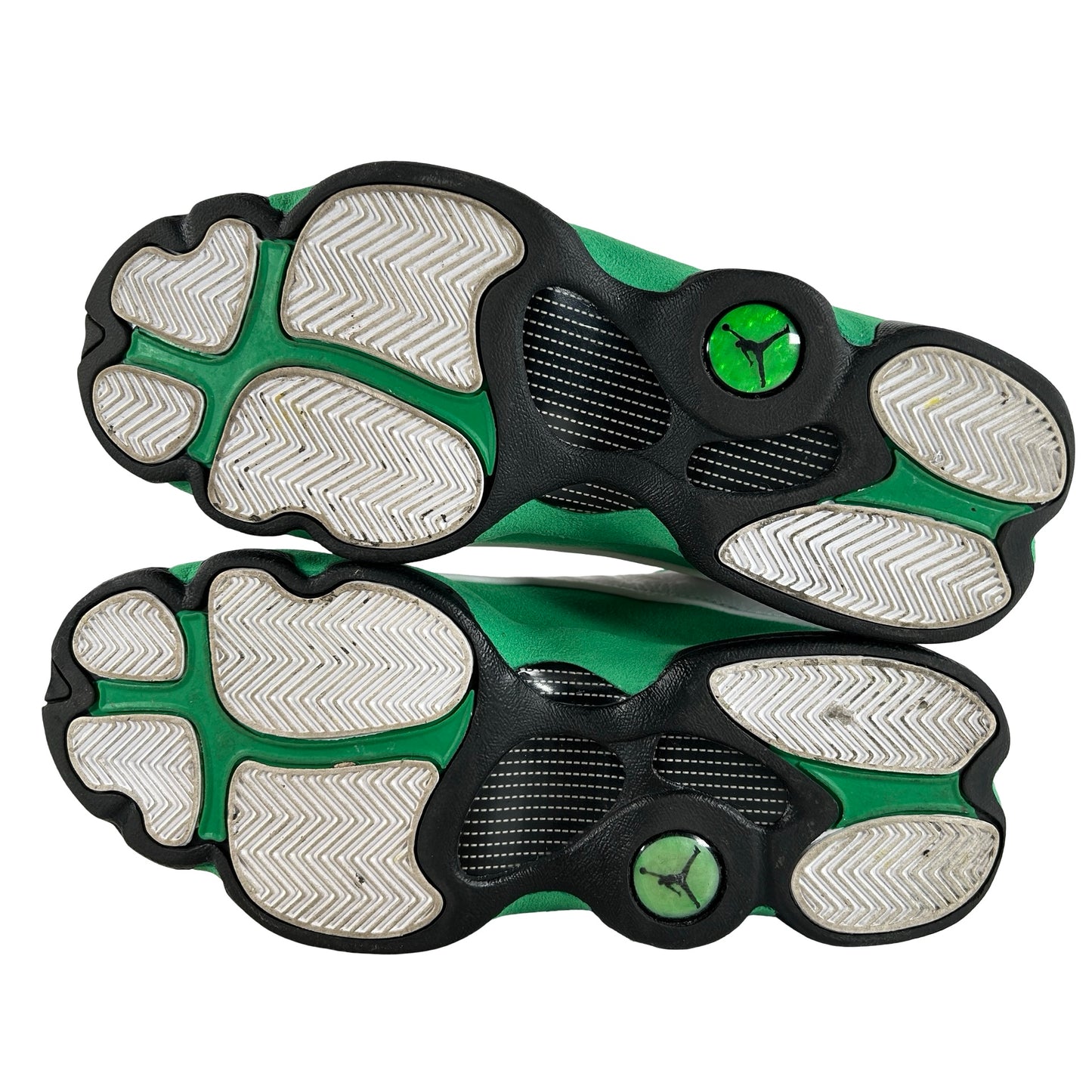 DB6536 113 Jordan 13 Retro White Lucky Green (GS) [USED] - 7 Y (Used)