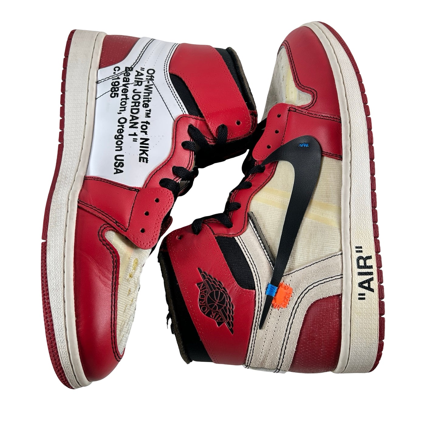 AA3834 101 Jordan 1 Retro High Off-White Chicago [USED] - 13 M (Used)