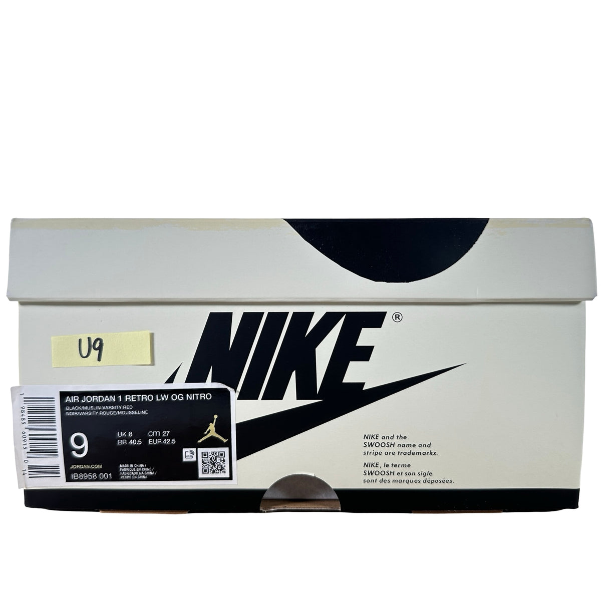IB8958 001 Jordan 1 Retro Low OG Nigel Sylvester Nitro Better With Time [USED] - 9 M (Used9)