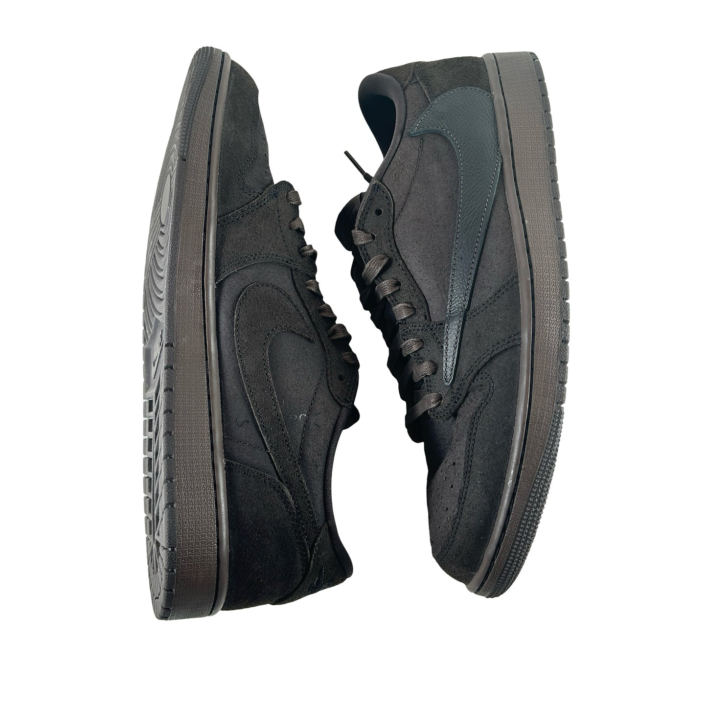 DM7866 202 Jordan 1 Retro Low OG SP Travis Scott Velvet Brown [USED] - 13 M (Used) (No Box)