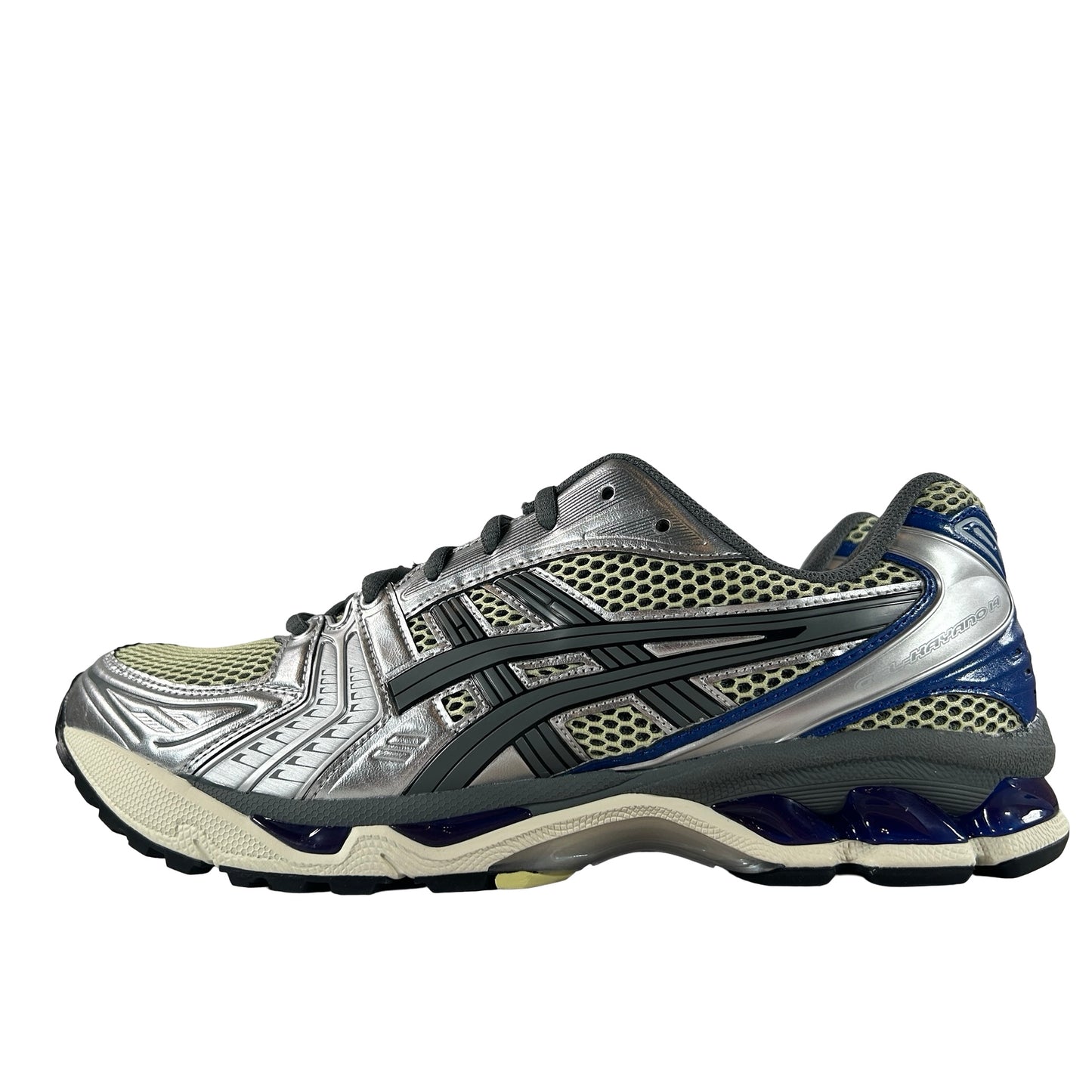 1203A740 750 ASICS Gel-Kayano 14 Soft Yellow Asics Blue [USED] - 11 M (VNDS)
