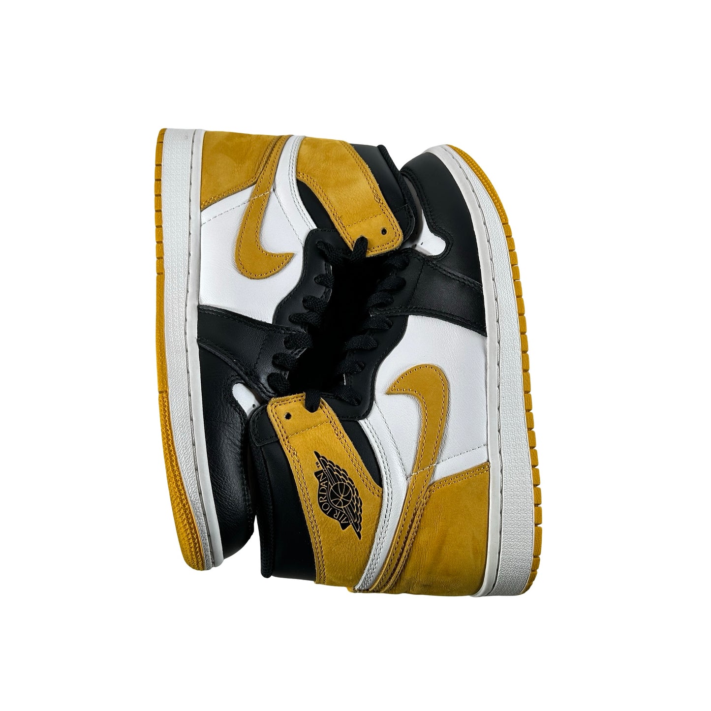 555088 109 Jordan 1 Retro High Yellow Ochre [USED] - 7.5 M (Used)