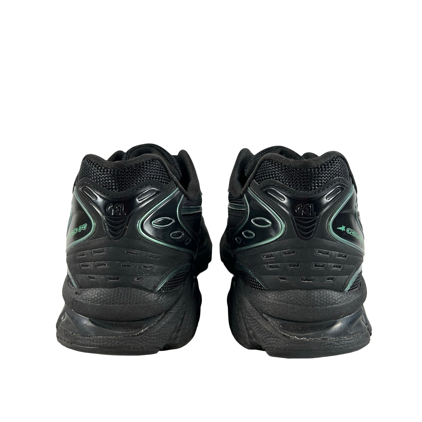 1201B024 001 ASICS Gel-Kayano 14 8ON8 Black Green [USED] - 9.5 M (Used) (No Box)
